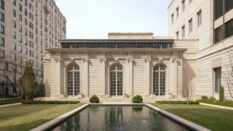 View from 70th Street Garden, the Frick Collection, New York