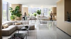 amenity space at 825 Third Ave., New York City
