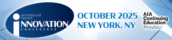 Innovation Conference presented by Architectural Record magazine