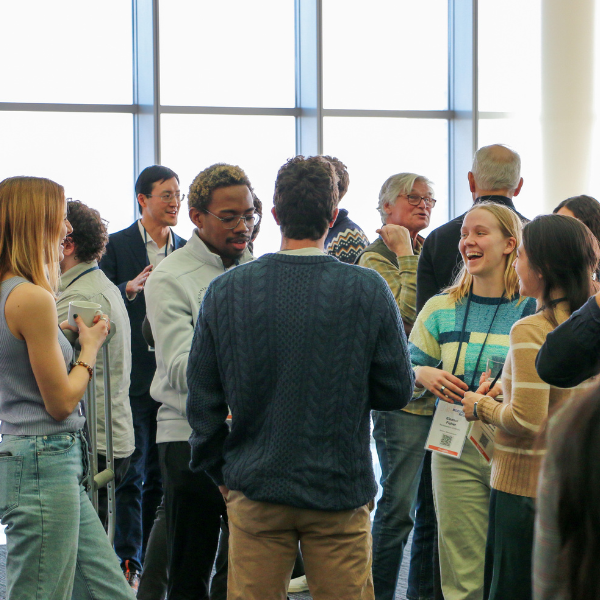 attendees networking with each other at Sustainability in Practice
